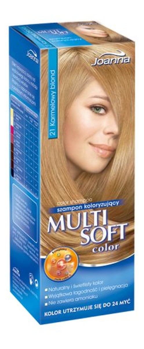 szampon koloryzujący multi soft karmelowy blond