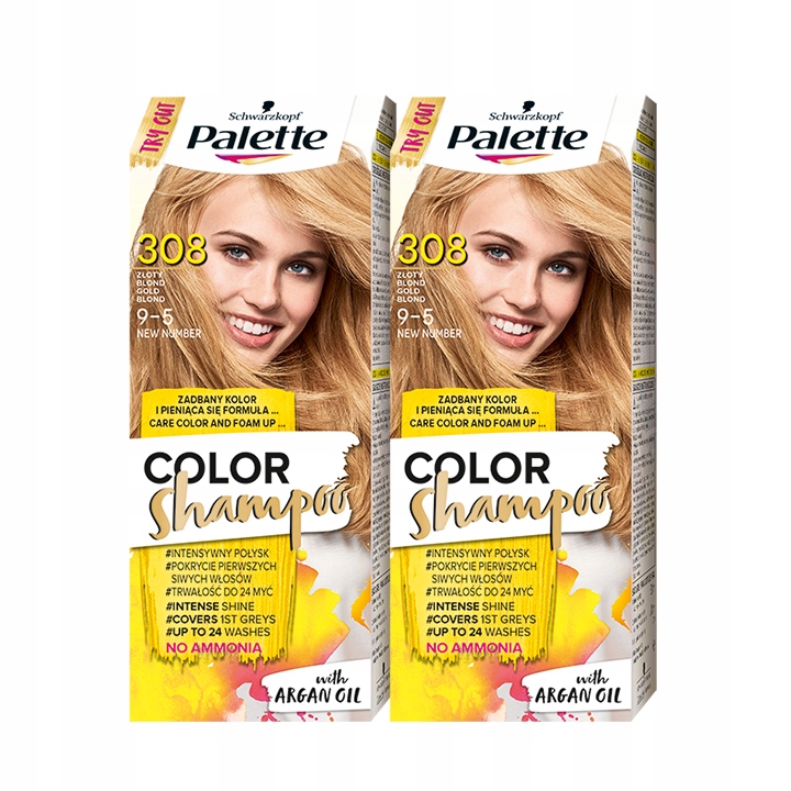 szampon koloryzujący palette złoty blond