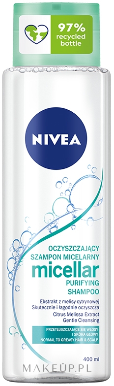 szampon micelarny nivea włosy przetłuszczające się tuba 200 ml onlybio