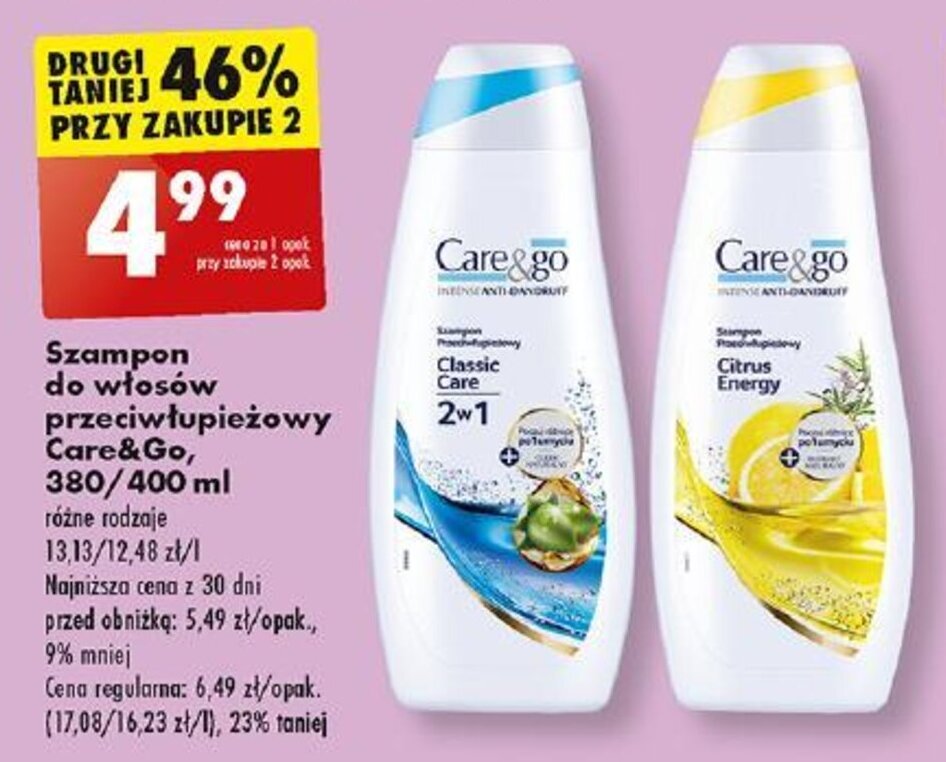 szampon przeciwłupieżowy care&go