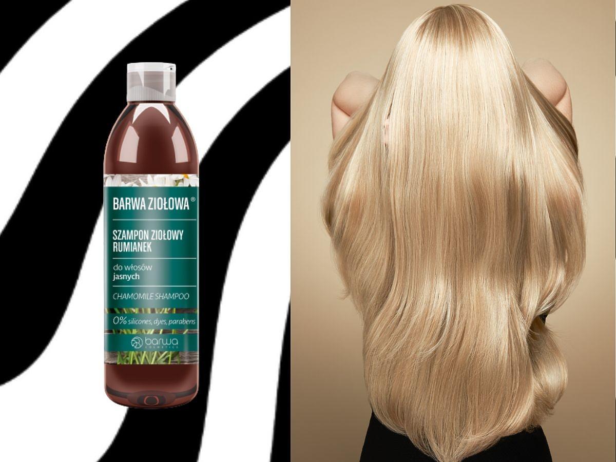 szampon rozjaśniający blond włosy naturalny