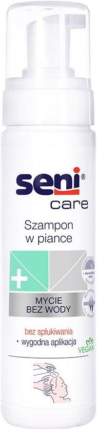 szampon w piance do mycia włosów seni care