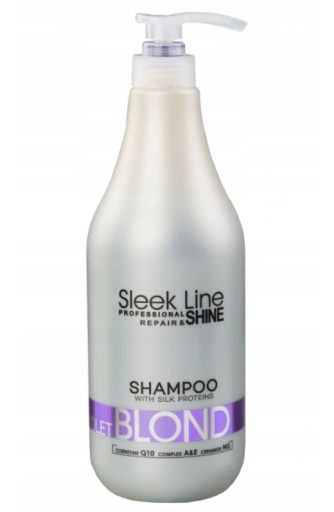 szampon z fioletem sleek line allegro