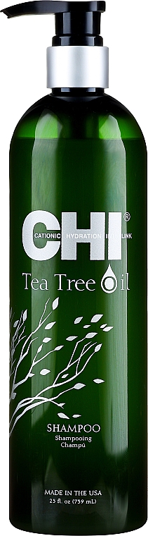 szampon z olejkiem z drzewa herbacianiego