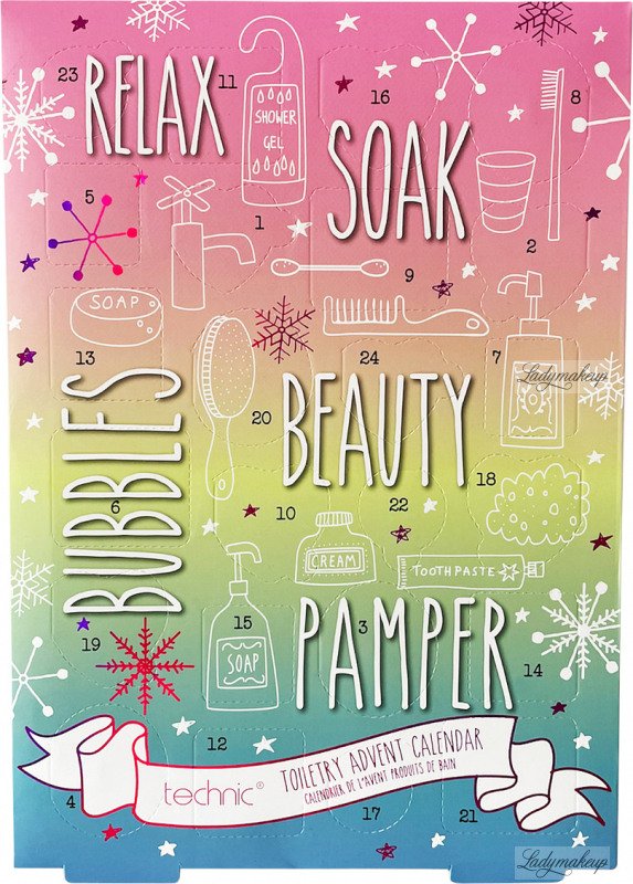 technic relax and pamper toiletry advent calendar