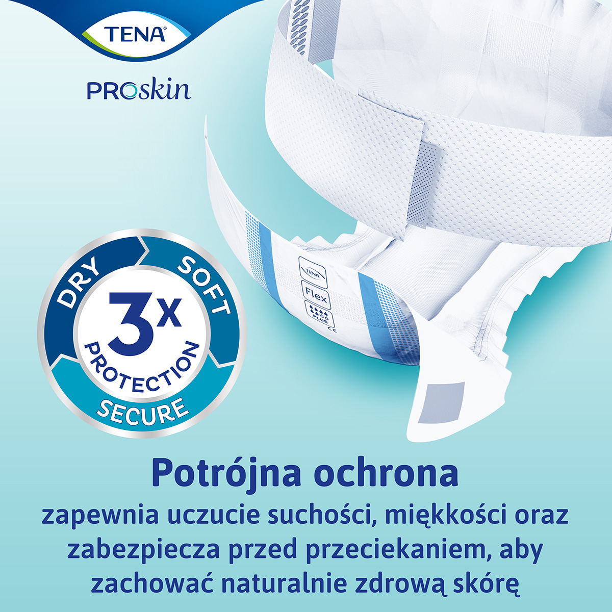 tena flex super large 30 szt pieluchomajtki z pasem mocującym