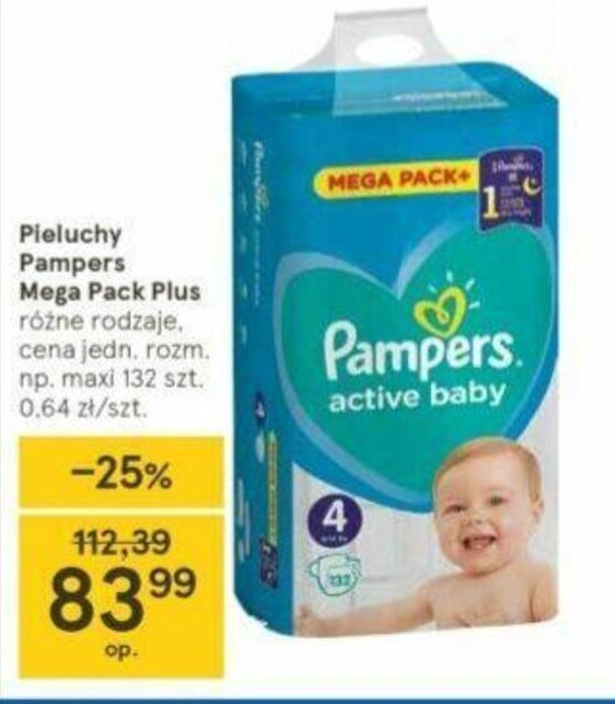 tesco pampers 1 promocja