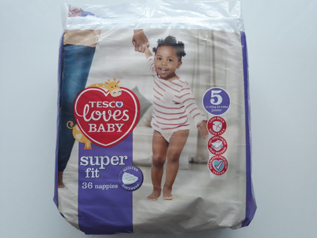 tesco pieluchy pampers 5