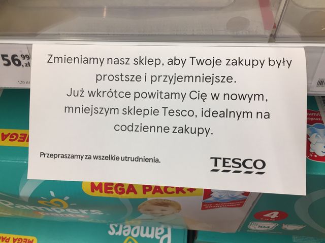 tesko pampers promocja