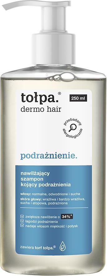 tołpa dermo hair szampon nawilżający kojący wizaz