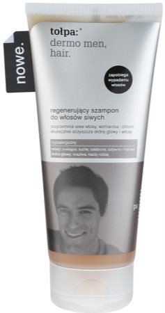 tołpa men hair regenerujący szampon do włosów siwych 200ml