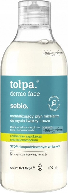 tołpa płyn do mycia twarzy 400 ml