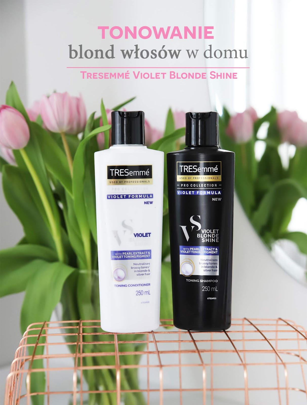 tresemme violet blonde shine odżywka do włosów