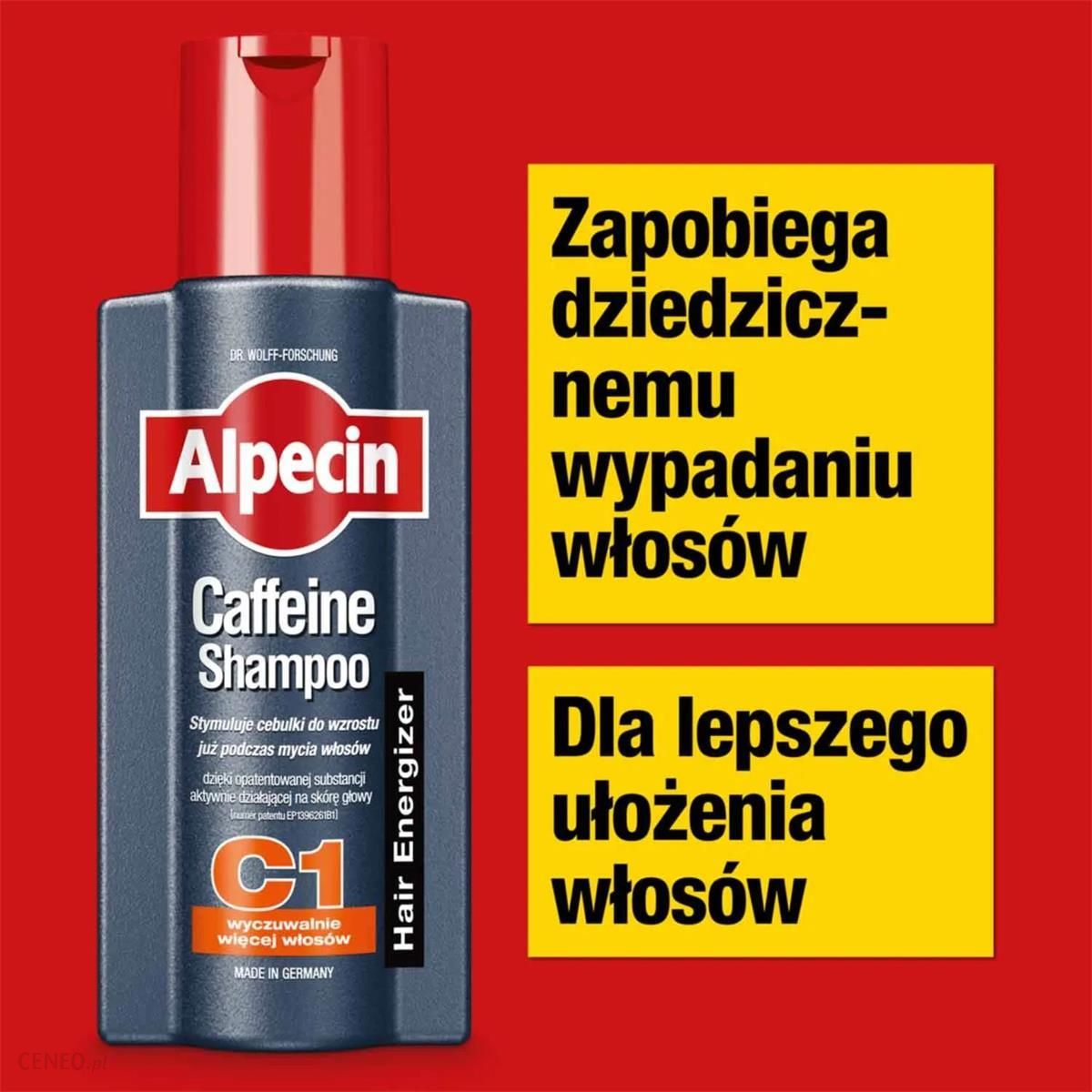 tylko w rossmann alpecin caffeine shampoo szampon do włosów ceneo