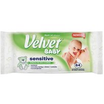 velvet_baby pure chusteczki nawilżane dla dzieci i niemowląt 64szt