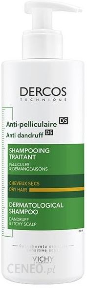 vichy dercos duo szampon przeciwłupieżowy zwalczający łupież tłusty 2x200 ml