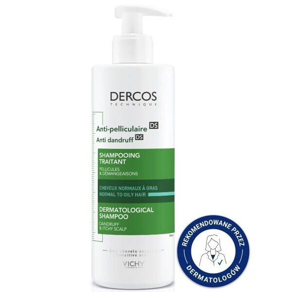 vichy dercos szampon przeciwłupieżowy 390 ml ziko