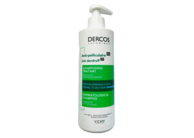 vichy dercos szampon łupież tłusty 390ml