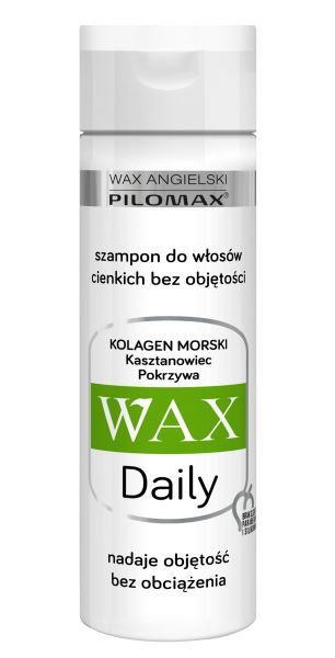 wax daily szampon codzienny do włosów cienkich bez objętości