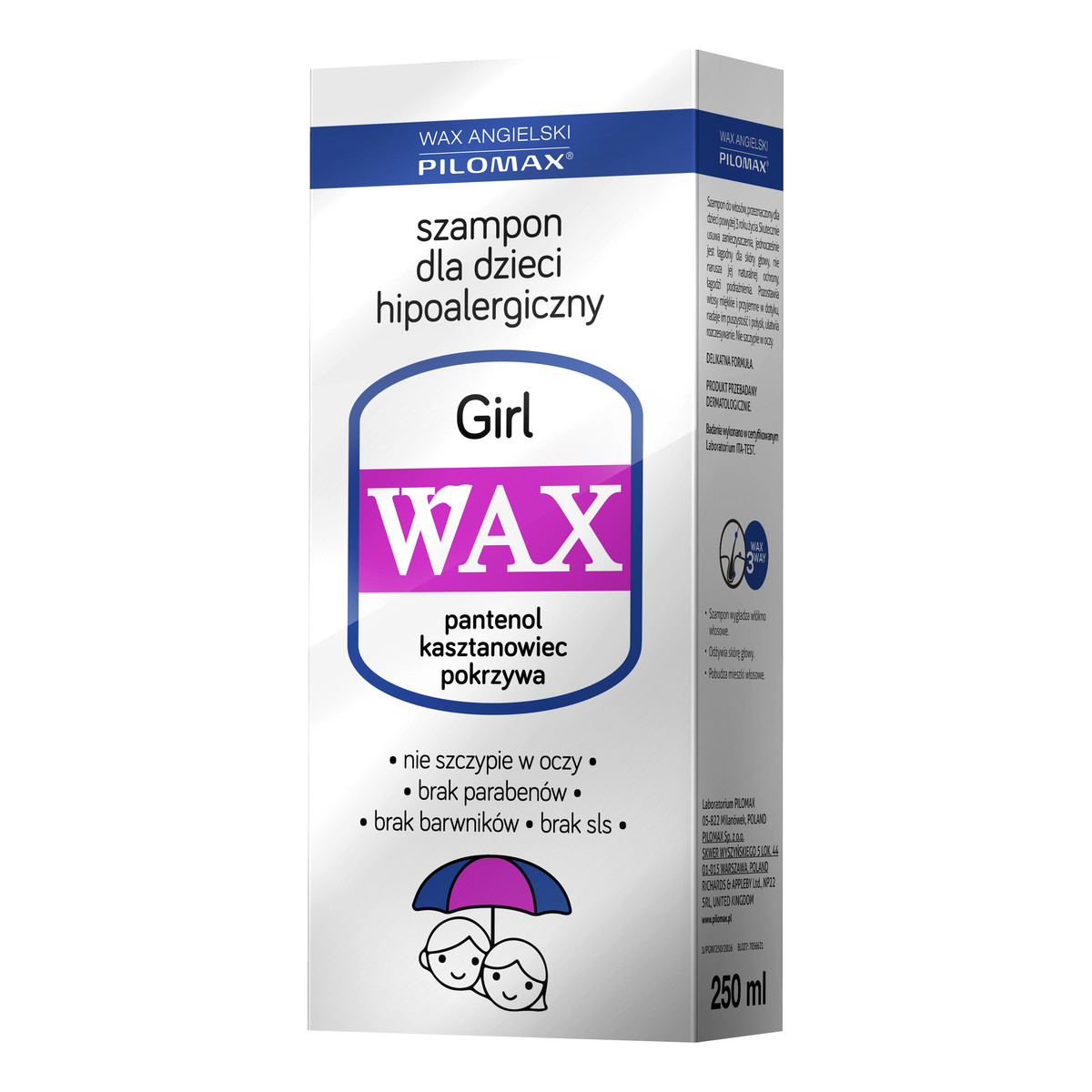 wax pilomax szampon dla dzieci