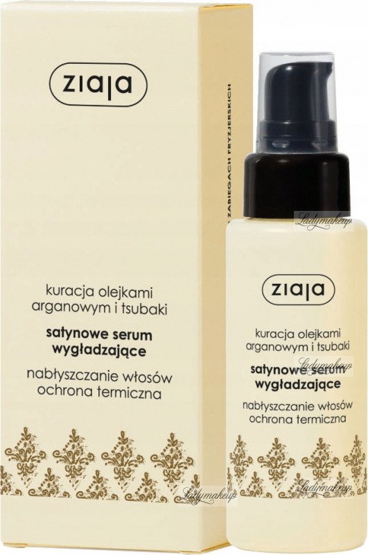 wygładzające serum do włosów olejek arganowy i tsubaki