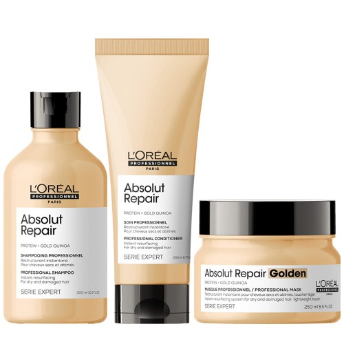 zlota maska szampon loreal repair