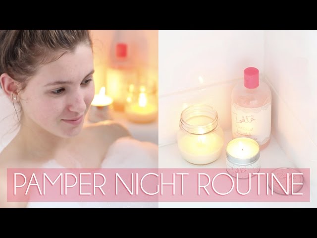 zoella pamper evening